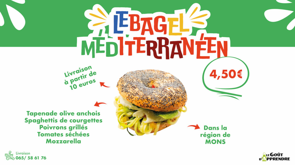 Bagel médéranéen à Mons